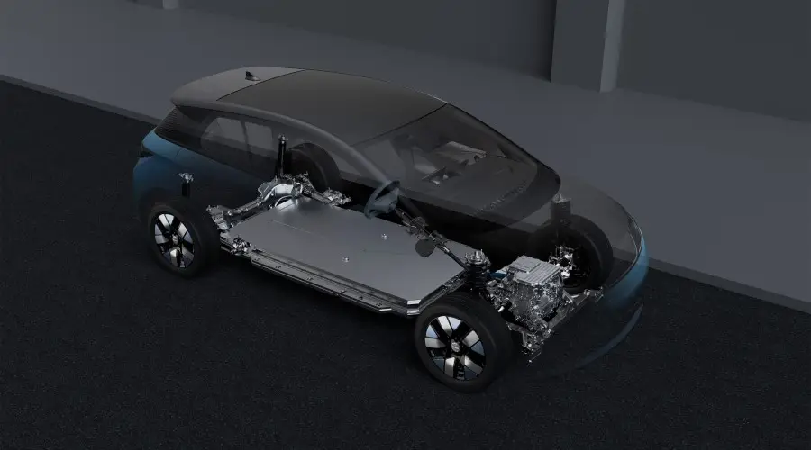 BYD Dolphin kerangka